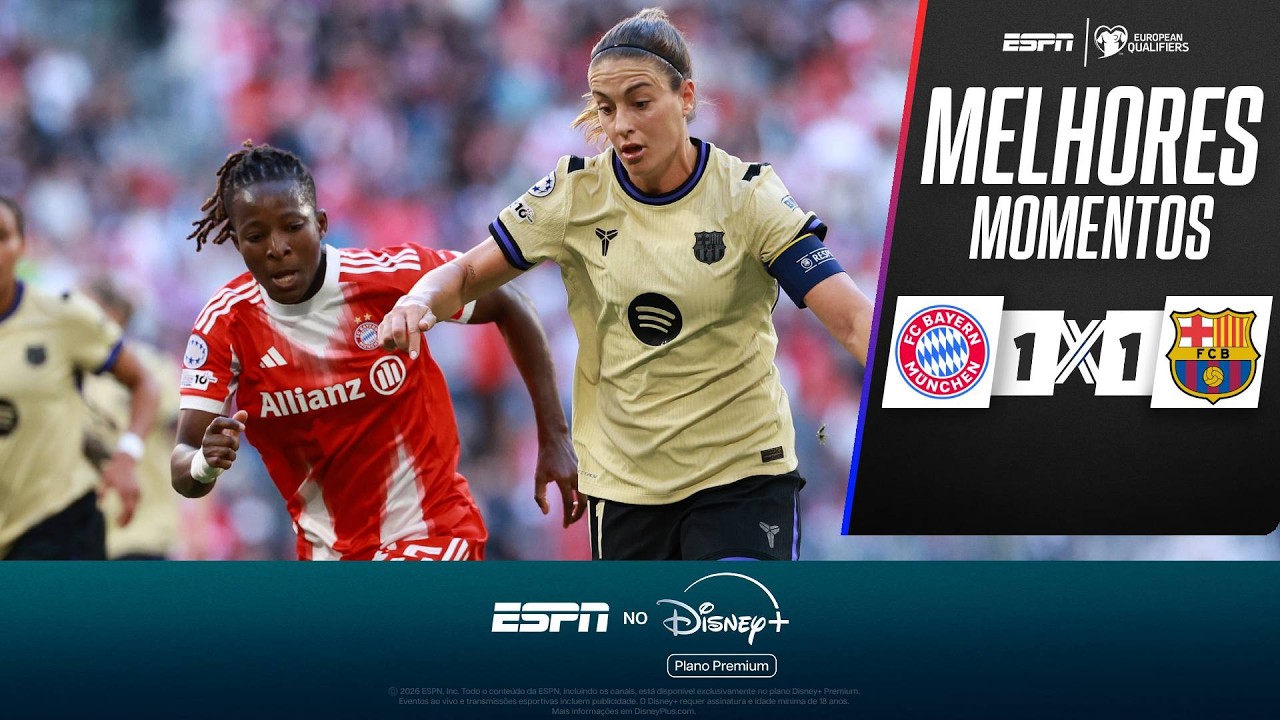 Barcelona scores, but Bayern snatches a draw in the first leg of the Women's Champions League sem...