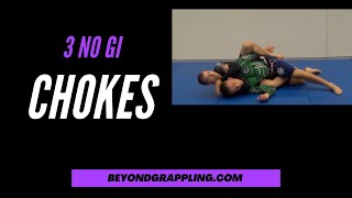 3 No-Gi Chokes Chain Together Attacking Turtle