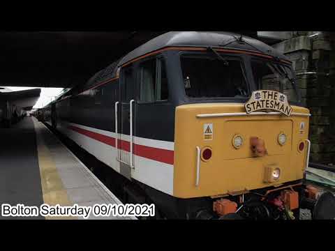 47828 47614 working The Statesman Leicester to Inverness @ Bolton Saturday 09/10/2021