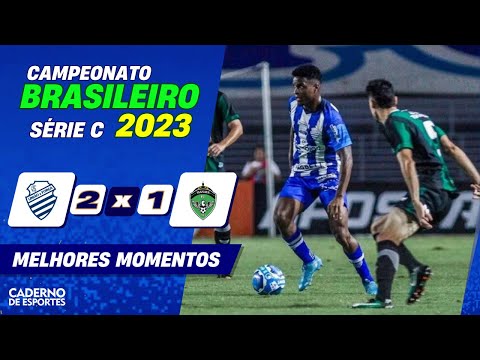 CSA 2 X 1 MANAUS - BRASILEIRÃO SÉRIE C 2023 - MELHORES MOMENTOS