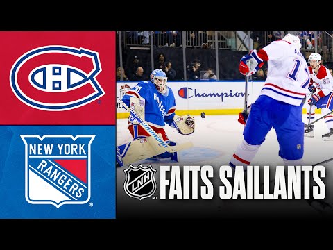 Canadiens vs Rangers 13/12/25 | Faits saillants