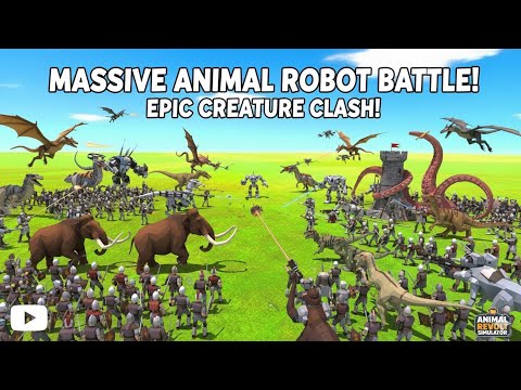 Fantasy vs Mutant Primates: Epic Battle in Animal Revolt Battle Simulator / arbs Gameplay Hindi/Urdu