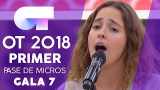 "MARÍA SE BEBE LAS CALLES" - MARILIA  | PRIMER PASE DE MICROS GALA 7 | OT 2018