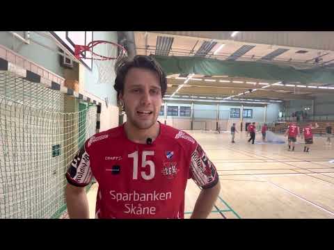 IFK Ystad besegrade Amo med 29-27 i ATG Svenska Cupen och Christoffer Nilsson var nöjd.