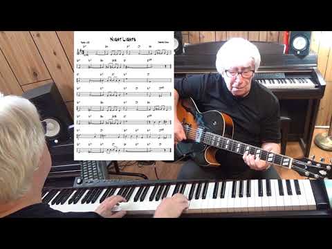 Night Lights - Jazz guitar & piano cover ( Chester Conn )