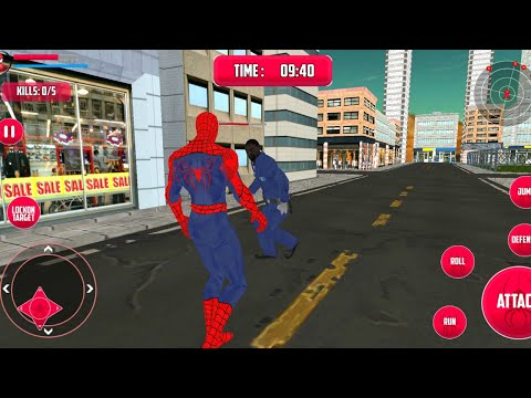 Spider Hero Crime City Battle | Spider City Rescue - Best Android GamePlay HD