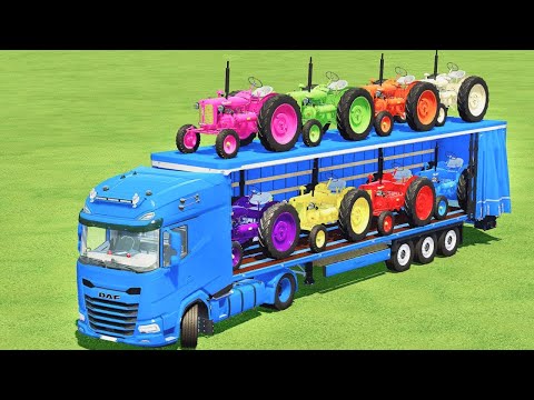 TRANSPORT ZETOR MINI TRACTORS WITH MAN TRUCK - Farming Simulator 22