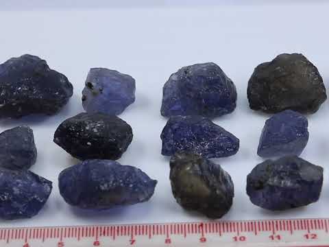 See Vdo ~ 500.15 CT~ Natural & unheated ~ Blue Iolite Rough Lot
