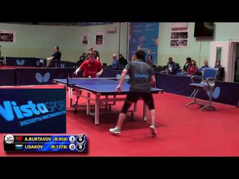 2.ISAKOV - BURTASOV #RUSSIAN #Championships #tabletennis #настольныйтеннис