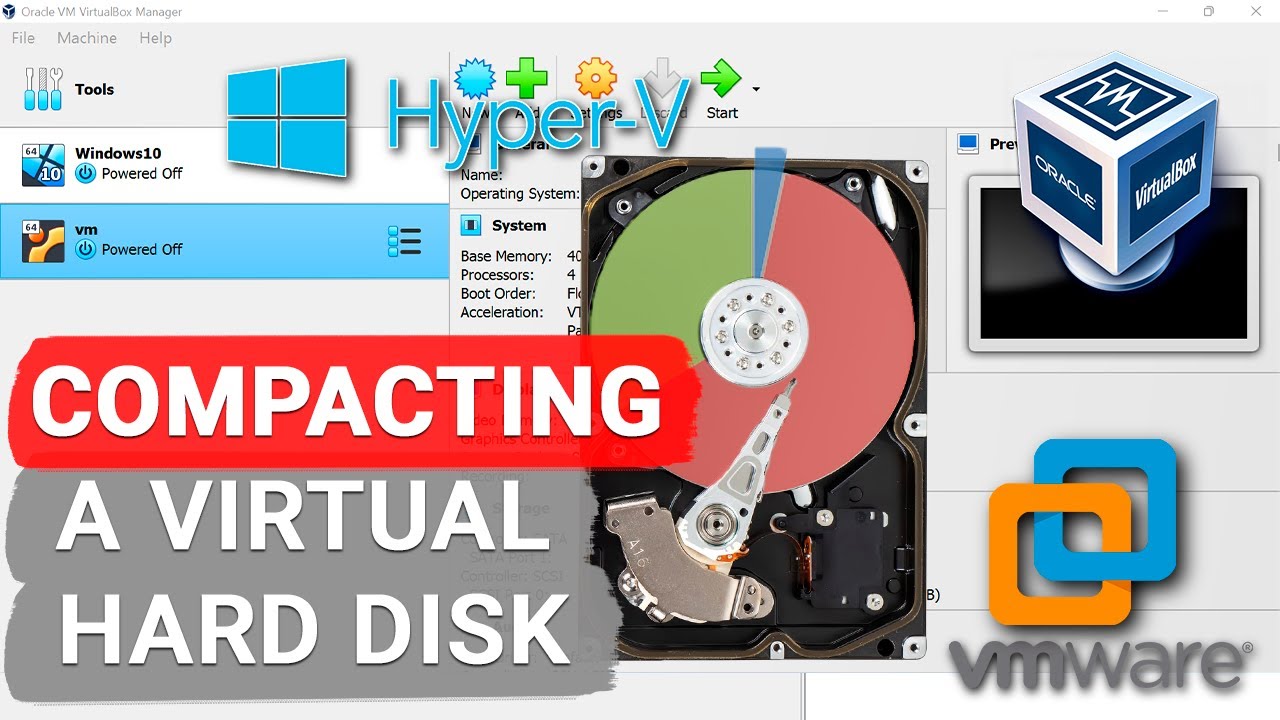 How to Recover Data After Compacting a Virtual Hard Disk on VMware, Hyper-V, VirtualBox