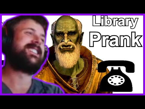 Forsen Reacts To Skyrim Prank Call - Urag gro-Shub Searches for an Elder Scroll and Sauna 2000