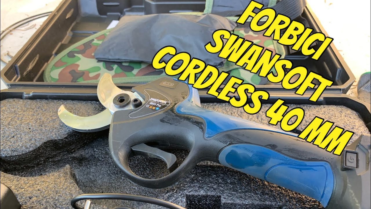 Forbici cordless a batteria swansoft 40 mm automatiche
