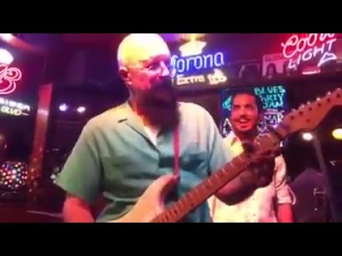 Cadillac Zack Presents Junior Watson - great slow blues solo - Monday, April 25, 2016!