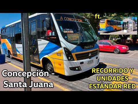 Servicio Rural Licitado Concepción a Santa Juana en Línea 201 - Mercedes LO916 vs Agrale MT9000