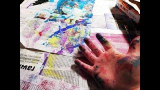 Download lagu Creating Fodder painting on Newspaper Part 2... mp3