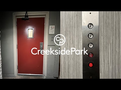 CRAZY LOUD Budget Hydraulic Swing Door Elevator - Creekside Park Apartments, Bldg C - Santa Rosa, CA