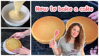 How to Bake a Cake from Scratch 🍰 Easy Beginner Recipe & Tips | Cake Decorating 101 - Part 1