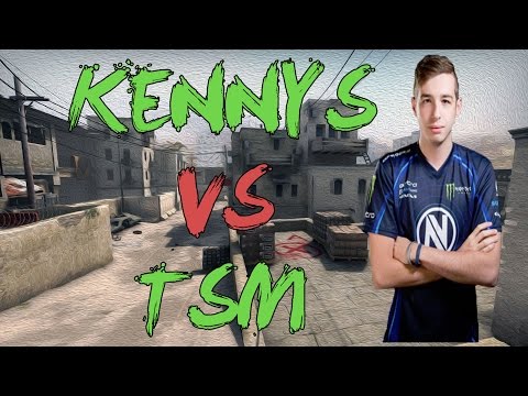 CSGO: POV ENVYUS kennyS vs TSM (27/16) dust2 @ DreamHack Open London 2015