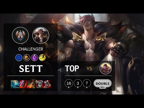 Sett Top vs Jayce - EUW Challenger Patch 11.10