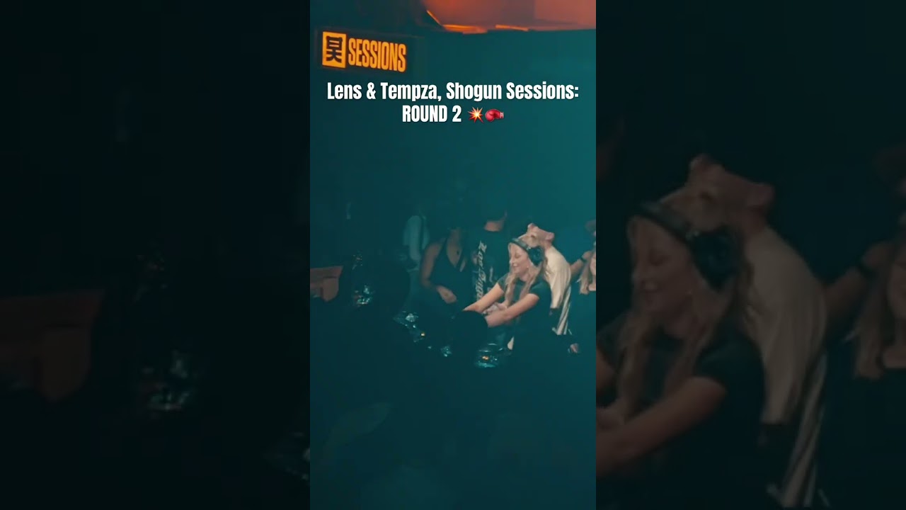 Lens & Tempza - Shogun Sessions Round 2! Their set is out now! 🔥 #dnb #drumandbass #electronicmusic