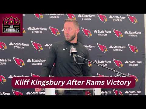 Kliff Kingsbury Praises Colt McCoy After Rams Victory