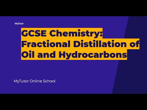 Fractional distillation of oil and hydrocarbons - live group tutorial - GCSE Chemistry