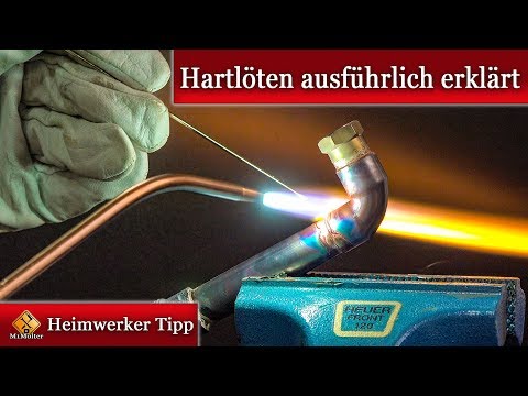 Hartlöten Anleitung - Kupferrohr + Formieren mit Stickstoff beim Hartlöten