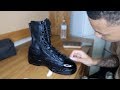 HOW TO SHINE MILITARY BOOTS! 2019
