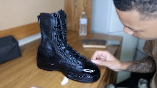 HOW TO SHINE MILITARY BOOTS! 2019