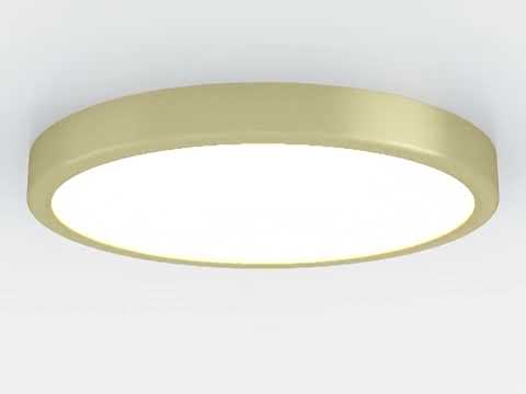 Eglo 900182 Aufbauleuchte FUEVA 5 Stahl messing-gebürstet LED 20,5W 3000K H:2.8cm Ø28.5cm