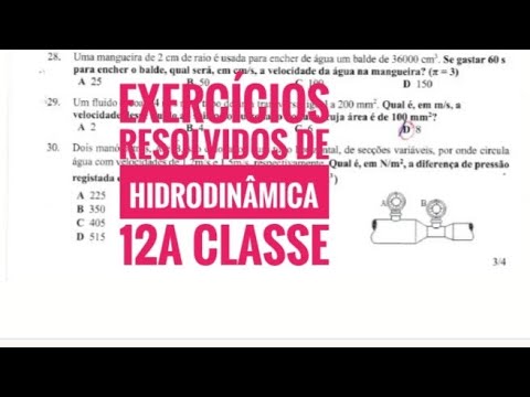 Solved Exercises in Hydrodynamics - Physics - 12th Grade