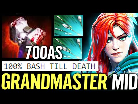 🔥 Grandmaster Windranger MID 100% BASH TILL DEATH — 700AS 1ULT 1KILL RIP Huskar Dota 2 Pro
