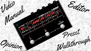 Video thumbnail for TC Electronics 2290 p - Video Manual & Preset Creation Walkthrough by Tri Pedal Reviews