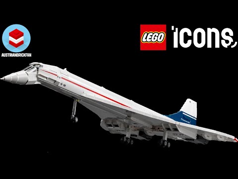 Vidéo LEGO Icons 10318 : Le Concorde