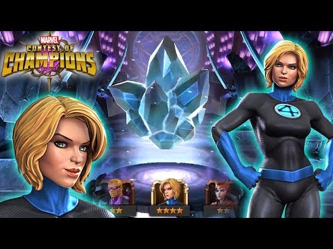 Unstable Molecule Crystal Opening (Invisible Woman): Marvel Contest of Champions
