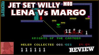 Lena Vs Margo : Jet Set Willy MOD from 2006 - on the ZX Spectrum 128K !! with Commentary