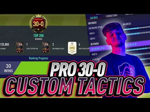 MY FIFA 21 PRO 30-0 CUSTOM TACTICS | POST-PATCH META