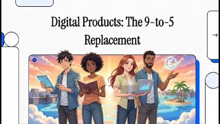 How to Replace Your 9–5 Job with Digital Products | Make Passive Income Online in 2025