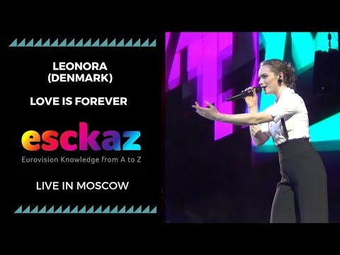 ESCKAZ in Moscow: Leonora (Denmark) - Love Is Forever (at Moscow Eurovision PreParty)