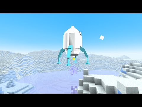 Landing on Uranus | Dungeon & Tier 7 Rocket! - Minecraft ISS #21