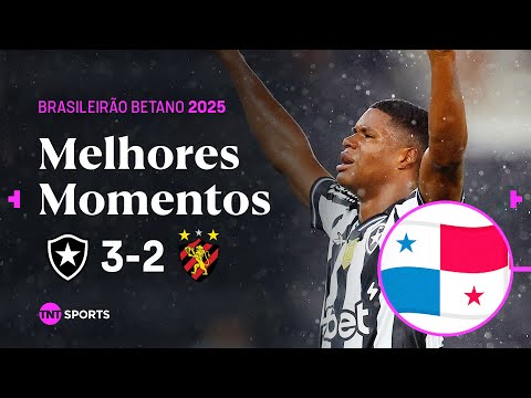 VIRADA DO FOGÃO COM ESTRELA DE PANAMENHO DE 18 ANOS! BOTAFOGO 3X2 SPORT | MELHORES MOMENTOS