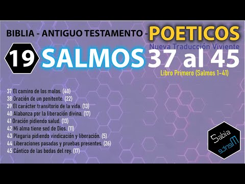SALMOS 37, 38, 39, 40, 41, 42, 43, 44 y 45 Audio Libro Biblia DRAMATIZADA - NTV Sm