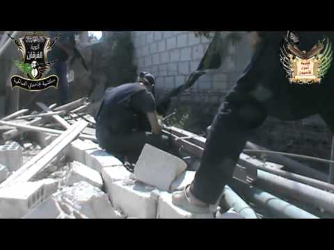 اشتباكات أثناء محاولة كتيبة مجاهدي الصالحية اقتحام مواقع قوات النظام في محيط مسبح البستان في حي برزة في مدينة دمشق