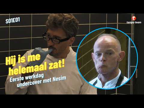 Nesim gaat undercover als kok | Eerste werkdag: Undercover | Tempo-Team | S01E01
