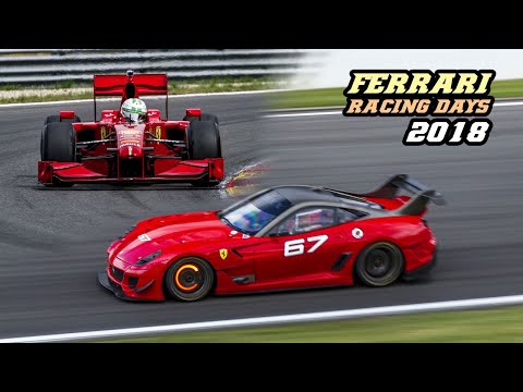 Ferrari racing days Spa 2018 (FXX, 333 sp, F40, F50, F1, 488 Challenge, ...)