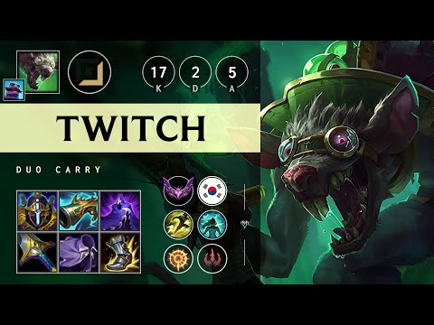 Twitch ADC vs Jhin - KR Master Patch 25.18