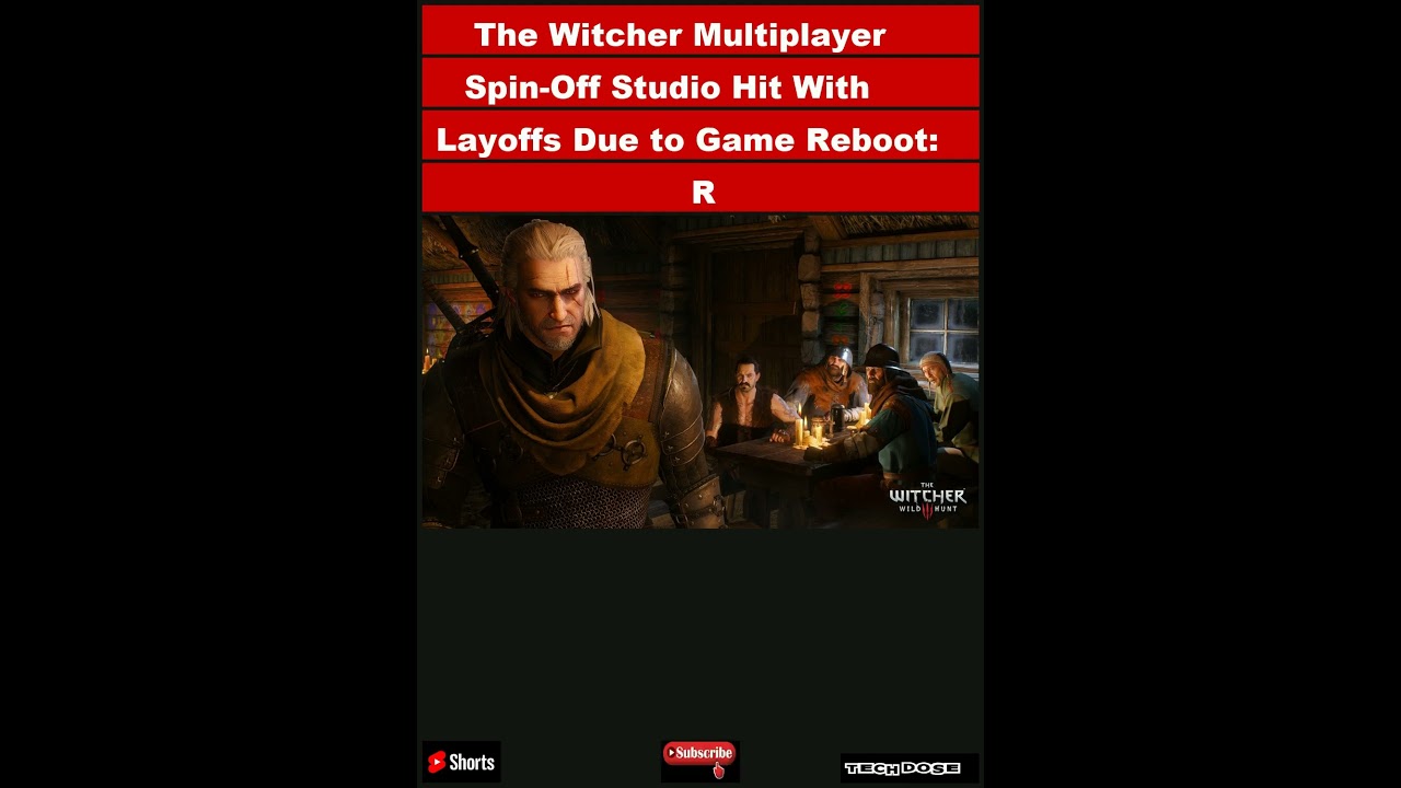 The Witcher Multiplayer Spin-Off Studio Hit With Layoffs Due to Game Reboot: Report|#shorts