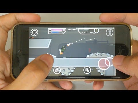 iPod Touch 5g Doodle army 2: Mini Militia Gameplay