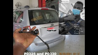 fault code p0325 and p0330 for kia/hyundai knock sensor