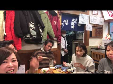 Fiesta para beber en Takohachi en Fukae y Tarobo Sushi en Okayama y Yodogawa Ward, Osaka